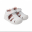 Image de Cuteshez Sandales Premiers Pas en Cuir Souple - Blanc