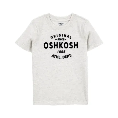 Image de T-shirt à Graphique avec Logo OshKosh Garçon - Blanc